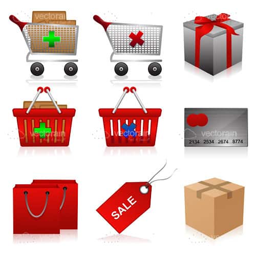Shopping Icons 9 Pack